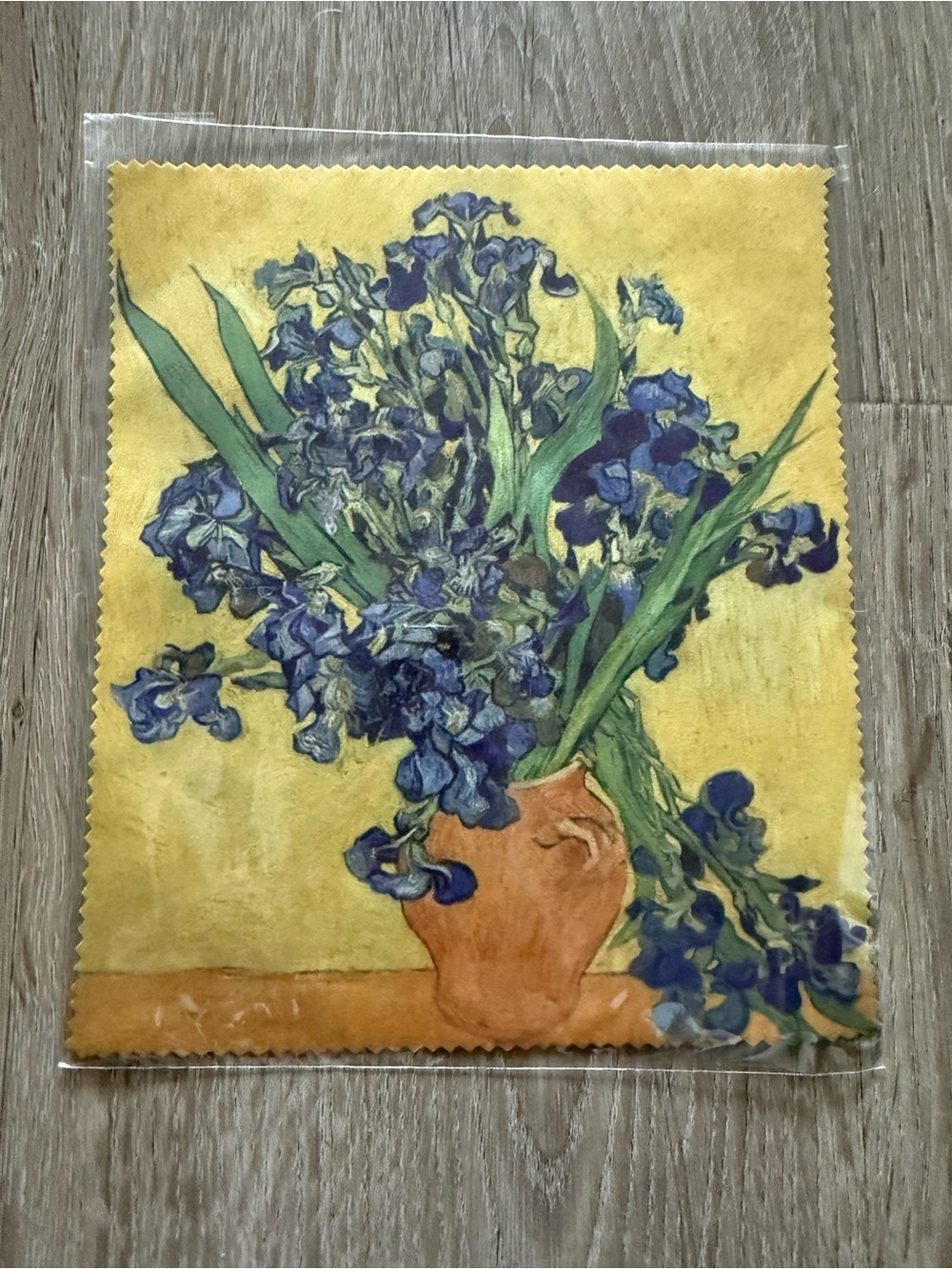 Iris Glasses Cloth by Van Gogh artwork